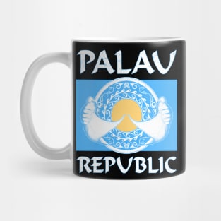 National Flag of Palau with Manta Rays Mug